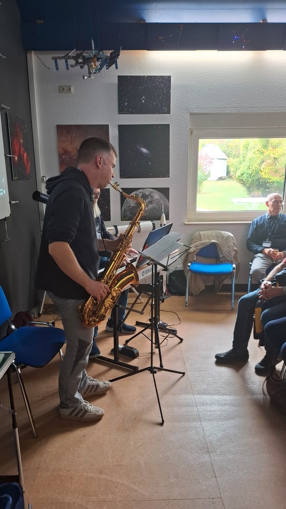 Ein Saxofonspieler