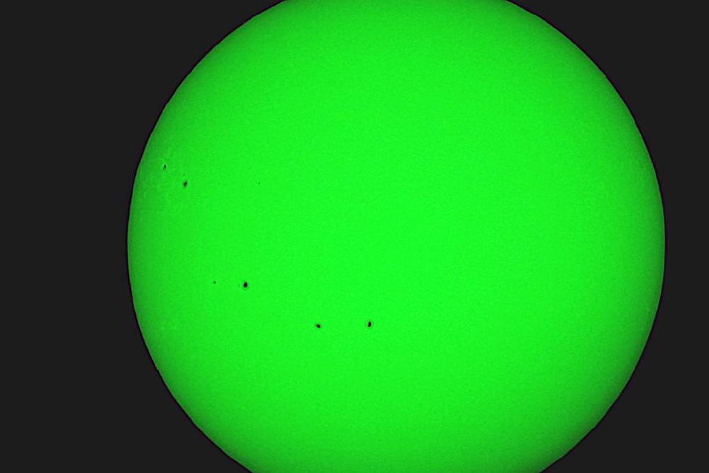 Sonne mit Continuum Filter