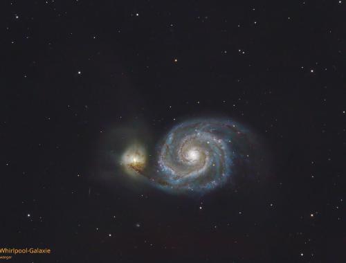 Nr. 28: M 51 | Whirlpool-Galaxie